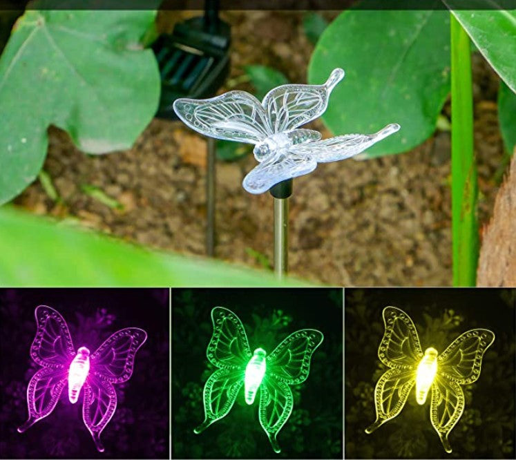 WIRELESS Garden Solar Lights Outdoor, OxyLED Figurine Stake Light